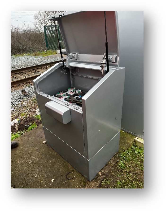 Use Case: Improving Battery Maintenance Access with a Front-Opening Shelter